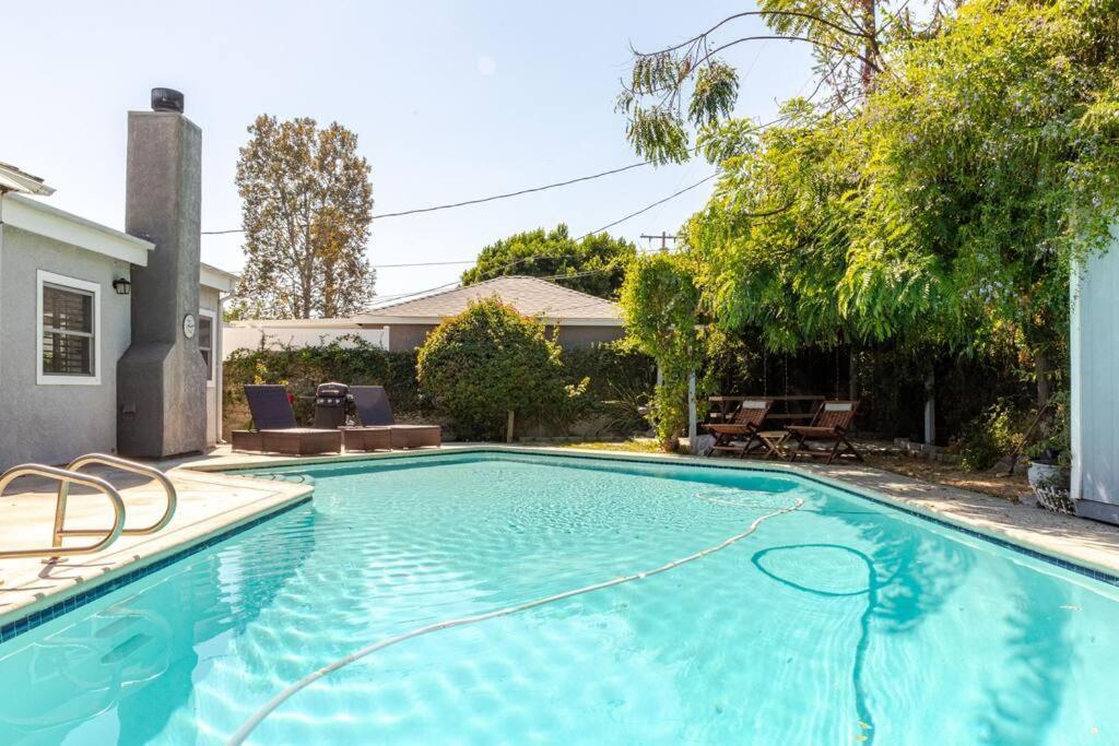 ロサンゼルス Newly Furnished Pool Houseヴィラ エクステリア 写真